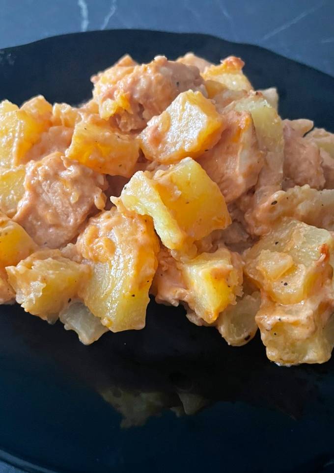 Картошечка с мясом сочная