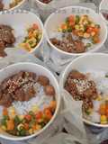 Shogayaki Chicken Sesame Rice Bowl (Ayam Tumis Jahe Kecap dengan Wijen)