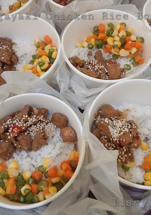 Foto resep Shogayaki Chicken Sesame Rice Bowl (Ayam Tumis Jahe Kecap dengan Wijen)