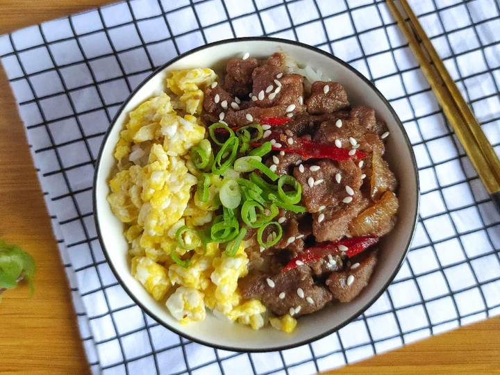 Langkah Mudah untuk Menyiapkan Resep 122. Rice Bowl - Beef Teriyaki yang Lezat