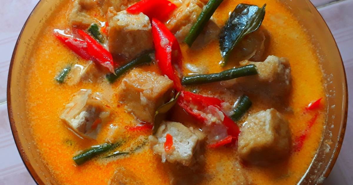 Resep Lodeh Tahu Kacang Panjang Oleh Glena Cookpad