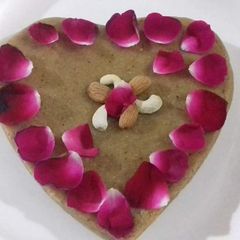 A picture of Left over lapsi cake.