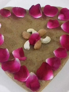 A picture of Left over lapsi cake.