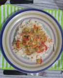 Verduras salteadas con zucchini