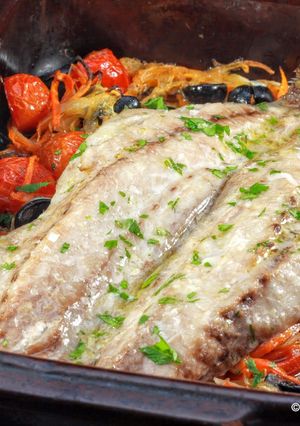 Foto principal de Jurel al horno con verduras