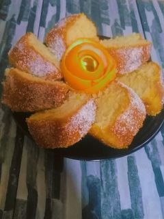 صورة لوصفة كيك بعصير برتقال