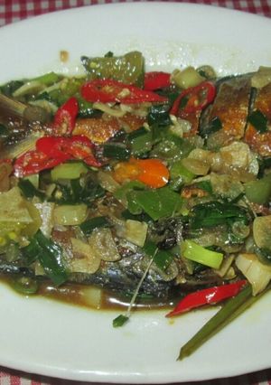 Foto resep Tumis ikan asin peda
