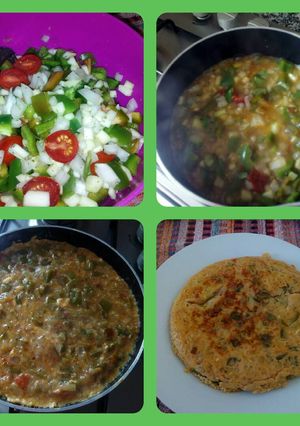 Una foto de Tortilla de verduras