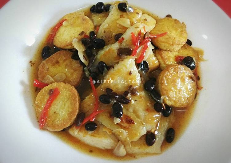 Cara buat Ikan Siram Tofu Tausi yang enak Untuk Jualan