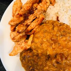 A picture of Red Lentil Curry.