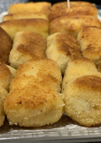 Una foto de Croquetas de ceps y parmesano
