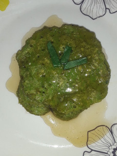 Una foto de Pancake de espinacas y avena saludables 😍