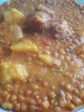Lentejas con verduras en olla rápida
