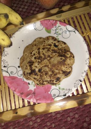 A picture of Spring onions paneer parantha.