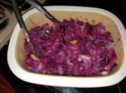 A picture of german red cabbage