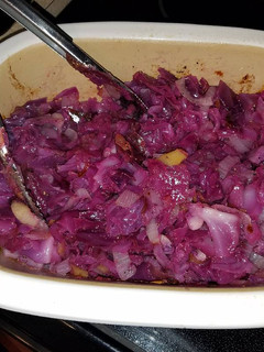 A picture of German Red Cabbage.