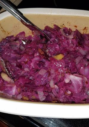 A picture of German Red Cabbage.