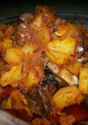 Foto resep Sambal kentang ati