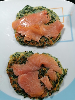 Una foto de Tortitas de espinacas