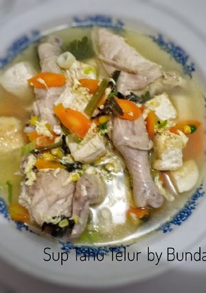 Foto resep Sup Tahu Telur