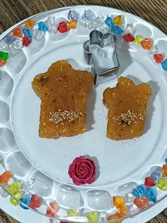 عکسی از دستور 🍮حلوای بحرینی وجایز قشنگم🍮