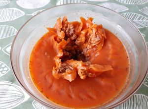 Foto principal de Manteca "colorá"casera con carne. Partimos de los chicharrones