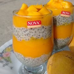 A picture of Mango Chia Pudding.