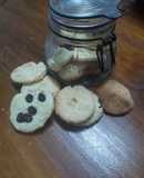 Galletas de limón y pasas de uva