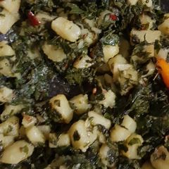 A picture of Alo methi.