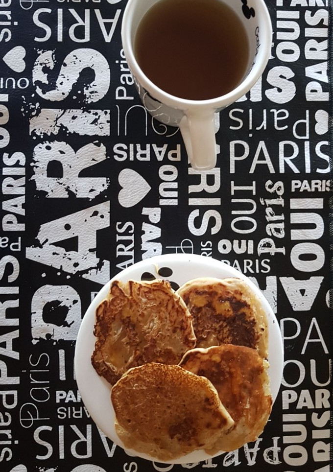 Una foto de Hotcakes de banana (muy fáciles y rápidos)