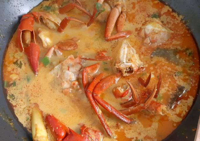 Cara Bikin Kepiting Santan Pedas Bahan Sederhana