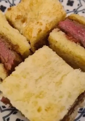 A picture of Beef Katsu Sando.
