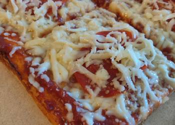 Easiest Way to Make Perfect Cold Topping PittsburghStyle Tray Pizza