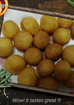 地瓜球 的食譜成品照片