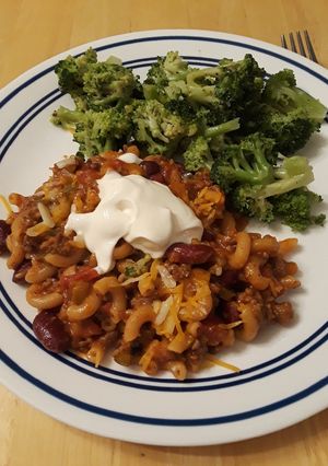 A picture of One Pot Chili Mac.