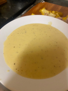 A picture of Pumpkin Soup.