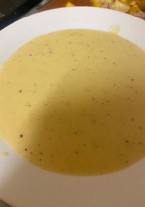 A picture of Pumpkin Soup.