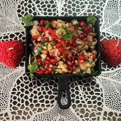 Pomegranate salad A picture of Pomegranate salad.