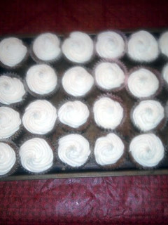 A picture of classic carrot cake.