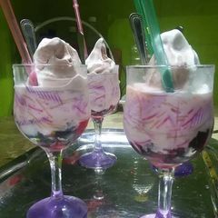 Ice cream faluda A picture of Ice cream faluda.