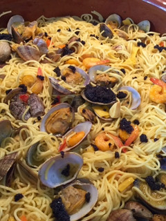 Una foto de Spaguetti con almejas