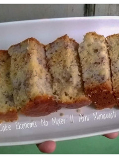 Foto resep Banana Cake Ekonomis No Mixer