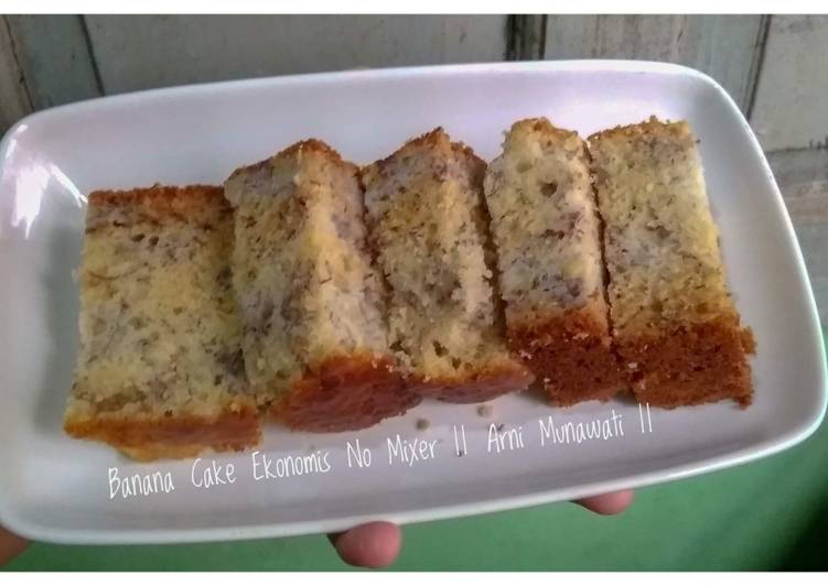 Banana Cake Ekonomis No Mixer