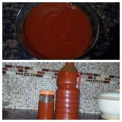 A picture of Home made ketchup.