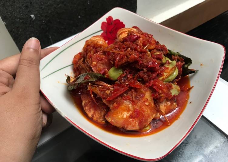 Cara Gampang Membuat Balado udang goreng pete yang Bikin Ngiler