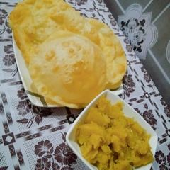 Halwa pori weekend breakfast A picture of Halwa pori weekend breakfast.