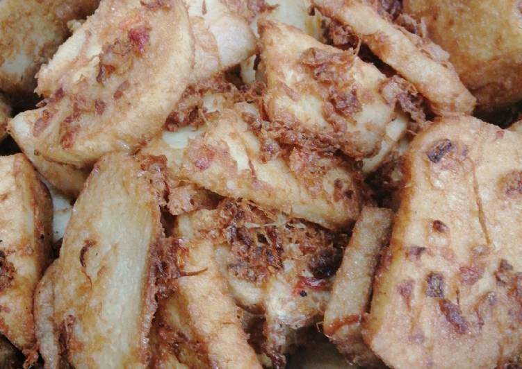 Recipe of Award-winning Fried Yam with Egg