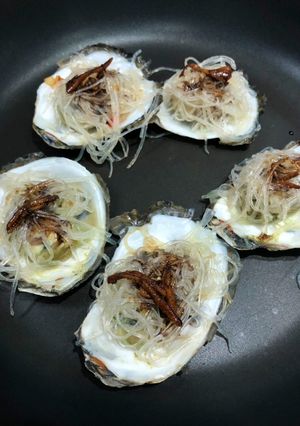 Hình của món Hàu hấp bún tàu.