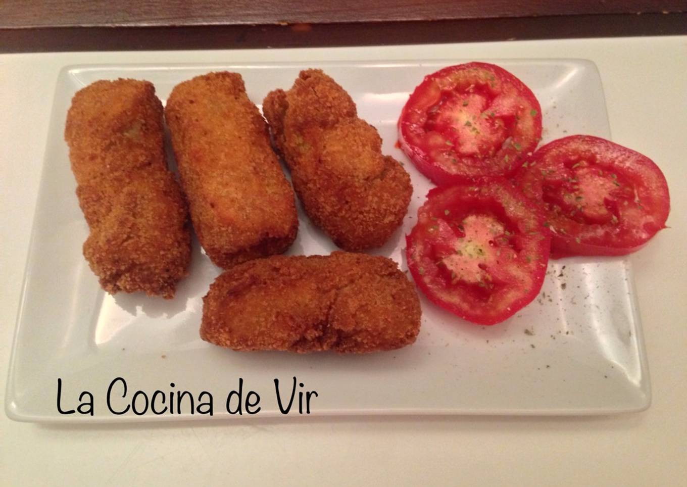 Croquetas de pollo sin lactosa