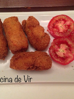 Una foto de Croquetas de pollo sin lactosa